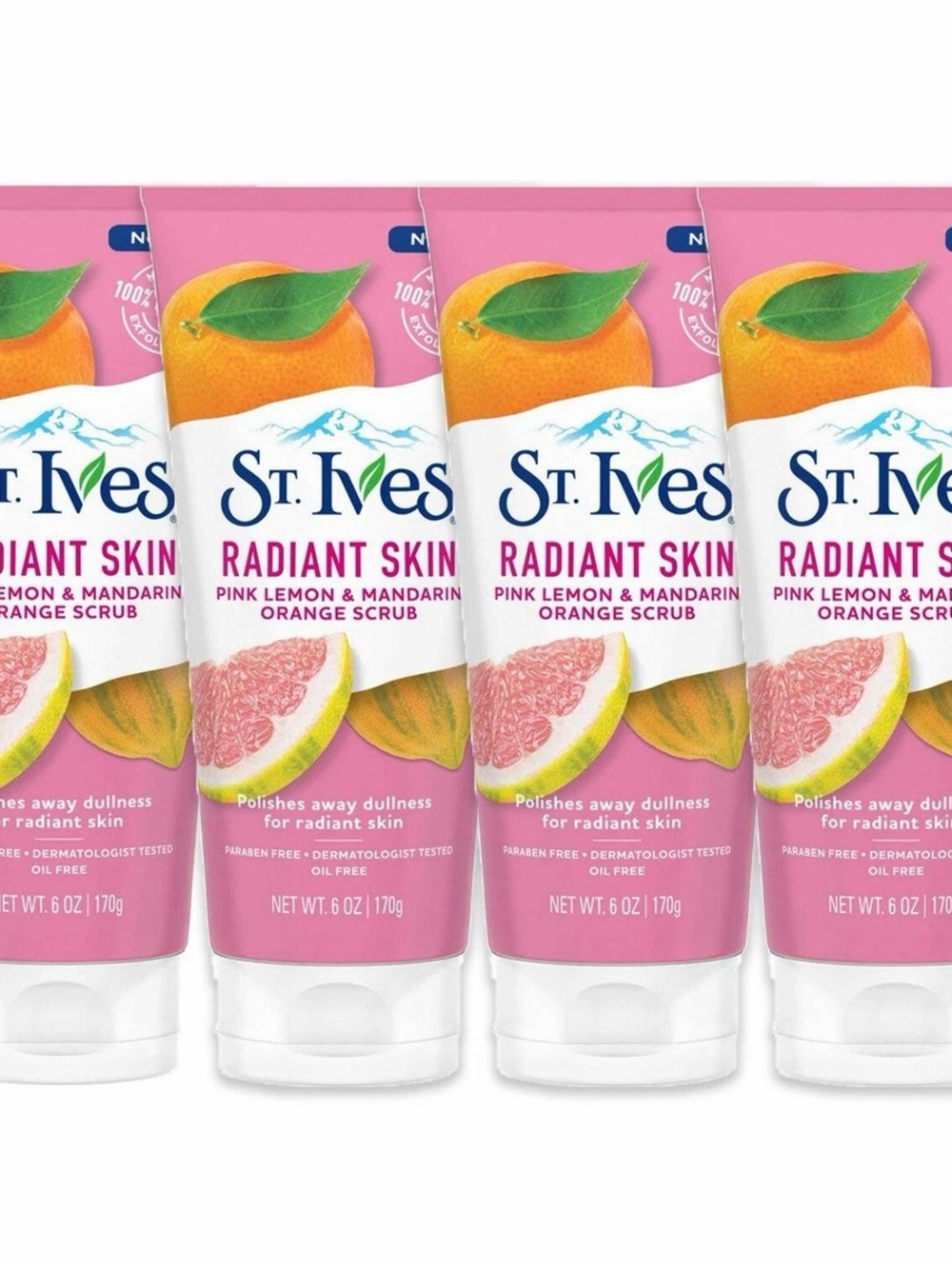 St. Ives Pink Lemon & Mandarin Orange Scrub - Radiant Skin (Pink)